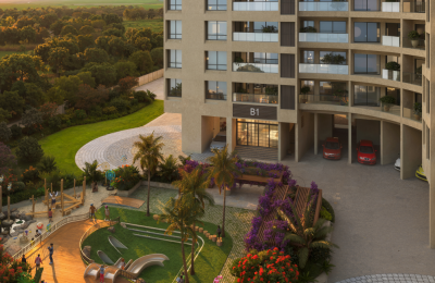 3 BHK B1| 1052 Sq. Ft.Landscaped Podium, Palladio LaViento